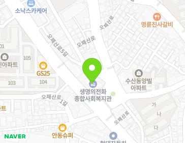 서울특별시 성북구 오패산로 21 (하월곡동, 생명의전화(종합복지관)) 지도