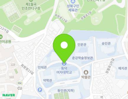 서울특별시 성북구 화랑로13길 60 (하월곡동, 동덕여자대학교) 지도