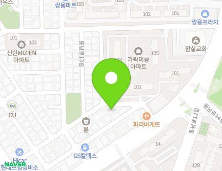 서울특별시 송파구 동남로11길 9 (가락동) 지도