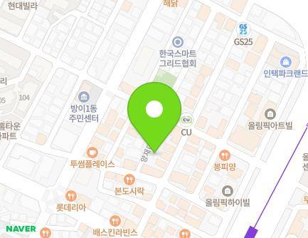 서울특별시 송파구 양재대로71길 13-9 (방이동) 지도