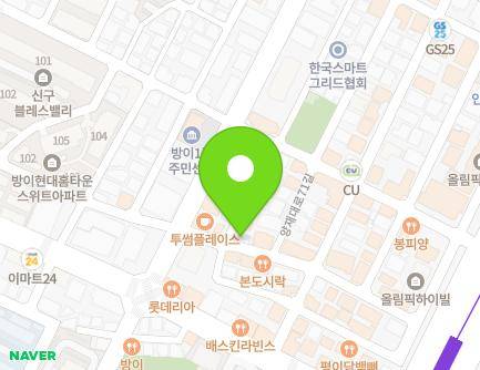 서울특별시 송파구 양재대로71길 19-15 (방이동) 지도