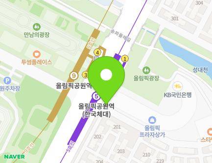 서울특별시 송파구 양재대로 1222 (방이동, 올림픽프라자) 지도
