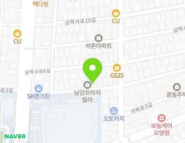 서울특별시 송파구 삼학사로4길 13 (석촌동, 남강프라자빌라) 지도