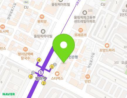 서울특별시 송파구 마천로5길 6 (오금동, 가송빌딩) 지도
