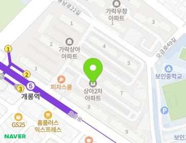서울특별시 송파구 오금로 407 (오금동, 상아아파트) 지도