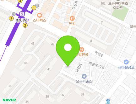 서울특별시 송파구 마천로8길 7 (오금동, 성원빌딩) 지도