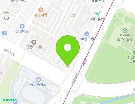 서울특별시 송파구 올림픽로 489 (풍납동) 지도