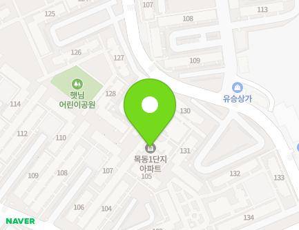 서울특별시 양천구 목동서로 38 (목동, 목동신시가지아파트1단지) 지도