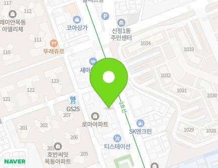 서울특별시 양천구 중앙로 231 (신정동) 지도