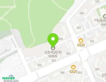 서울특별시 양천구 신정로 275 (신정동, 신트리2단지아파트) 지도