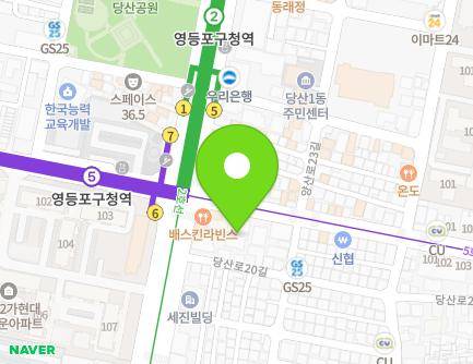 서울특별시 영등포구 양산로 124 (당산동1가, 시온성교회) 지도