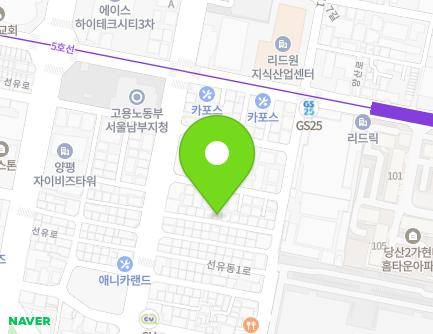 서울특별시 영등포구 선유동1로 16-11 (당산동2가) 지도