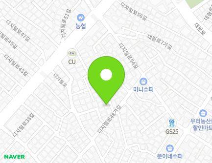 서울특별시 영등포구 디지털로52길 10-12 (대림동, 다은빌) 지도