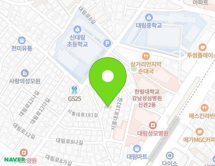 서울특별시 영등포구 시흥대로183길 13-9 (대림동, 대림골드빌) 지도