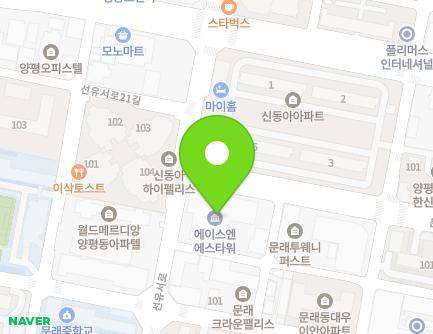 서울특별시 영등포구 문래북로 8 (문래동6가, 에이스엔에스타워) 지도