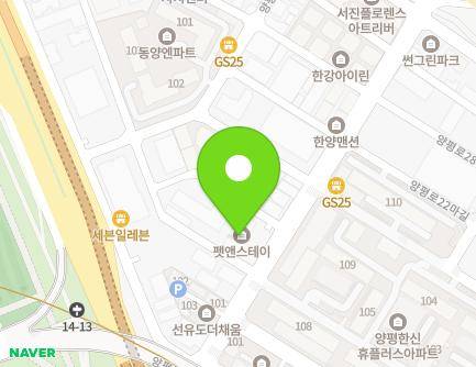 서울특별시 영등포구 양평로28길 11 (양평동6가, 펫앤스테이) 지도