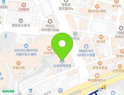 서울특별시 영등포구 영중로 9 (영등포동4가, 신세계백화점) 지도