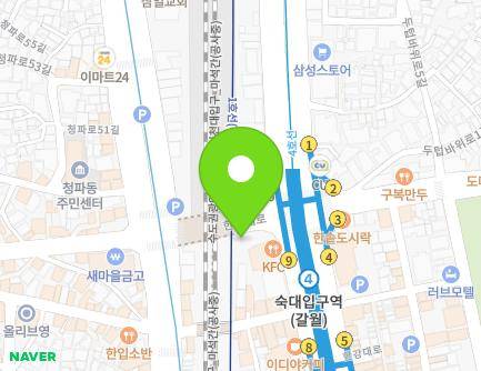 서울특별시 용산구 한강대로 299-7 (갈월동) 지도