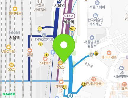 서울특별시 용산구 한강대로 399-1 (동자동, 가로판매대) 지도