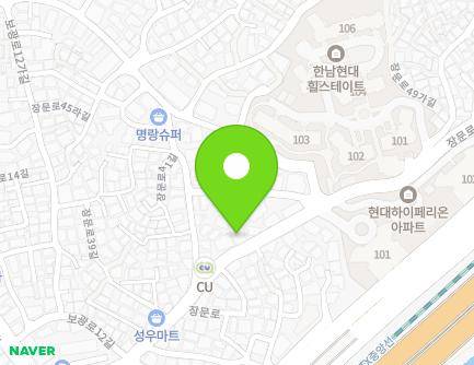 서울특별시 용산구 장문로 123 (보광동) 지도