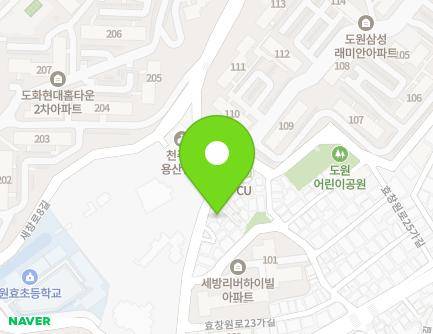 서울특별시 용산구 효창원로15길 34 (산천동, 해담은빌) 지도