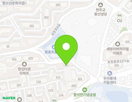 서울특별시 용산구 효창원로13길 7 (산천동, 리버힐삼성아파트) 지도