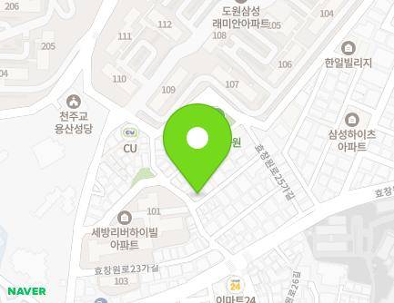 서울특별시 용산구 효창원로23길 16 (신창동, 리버힐) 지도