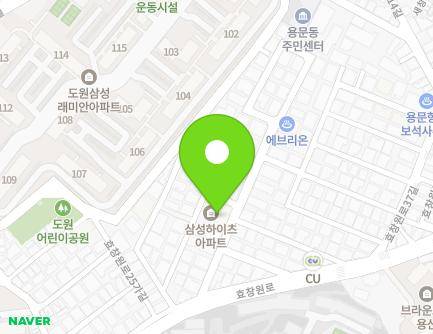 서울특별시 용산구 효창원로25다길 17-3 (용문동, 삼성하이츠) 지도