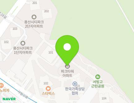 서울특별시 용산구 서빙고로 67 (용산동5가, 파크타워) 지도