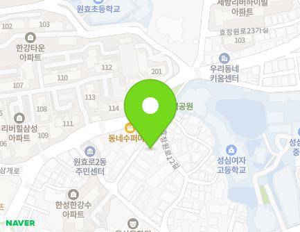 서울특별시 용산구 효창원로8길 15-13 (원효로4가, 청기와빌라) 지도