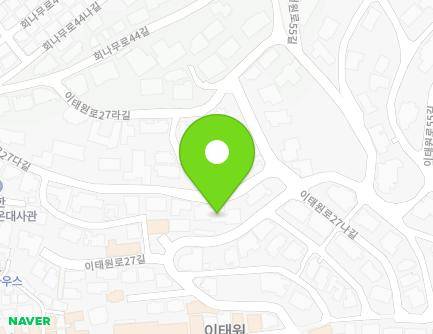 서울특별시 용산구 이태원로27다길 11 (이태원동, 대경) 지도