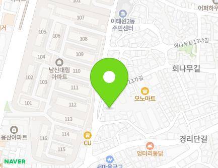 서울특별시 용산구 회나무로13길 20-4 (이태원동, 일각빌딩) 지도