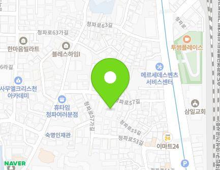 서울특별시 용산구 청파로57길 19 (청파동2가, 화원빌라) 지도