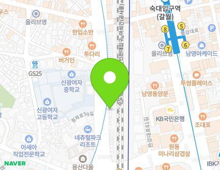 서울특별시 용산구 청파로 260 (청파동3가, 한일펌프) 지도