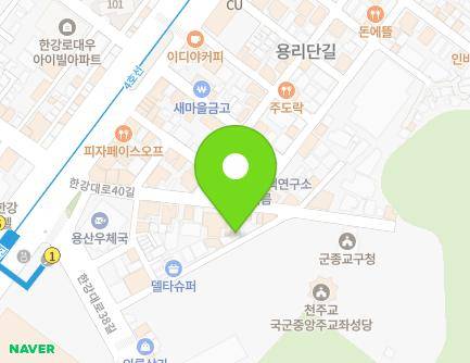 서울특별시 용산구 한강대로38가길 25 (한강로2가) 지도