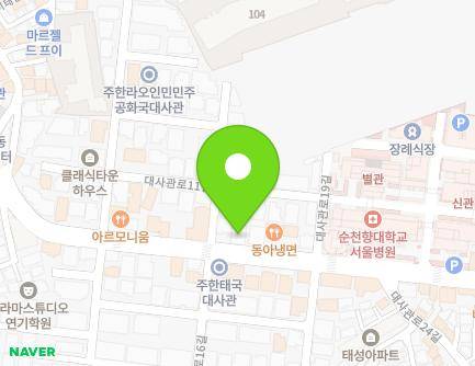 서울특별시 용산구 대사관로 43 (한남동) 지도