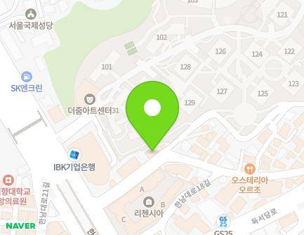 서울특별시 용산구 한남대로20길 21 (한남동) 지도