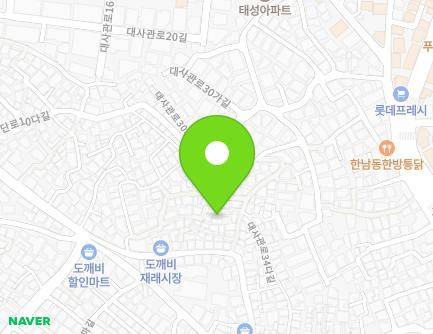 서울특별시 용산구 대사관로34다길 41 (한남동) 지도