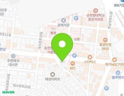 서울특별시 용산구 대사관로 58 (한남동, 용산대학약국) 지도