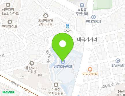 서울특별시 용산구 효창원로 137 (효창동, 금양초등학교) 지도