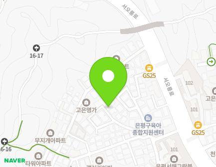 서울특별시 은평구 서오릉로25가길 3-12 (구산동, 정우빌라) 지도