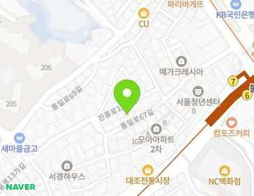 서울특별시 은평구 통일로67길 18 (대조동, 로얄팰리스) 지도
