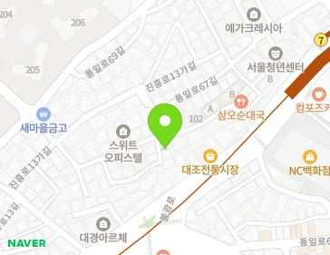 서울특별시 은평구 불광로1길 11 (대조동) 지도