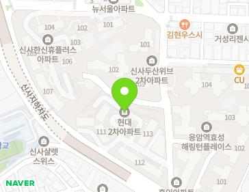 서울특별시 은평구 가좌로 344 (신사동, 현대아파트) 지도