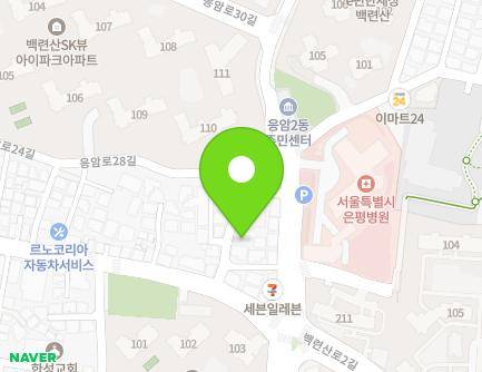 서울특별시 은평구 백련산로 91-13 (응암동) 지도