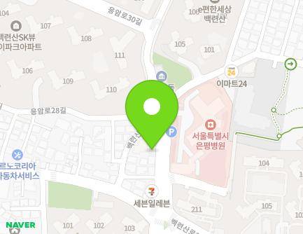 서울특별시 은평구 백련산로 89-1 (응암동) 지도