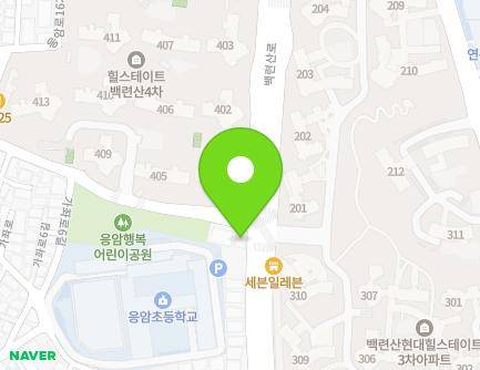서울특별시 은평구 백련산로 35 (응암동) 지도