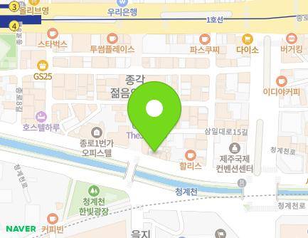 서울특별시 종로구 청계천로 75-1 (관철동) 지도