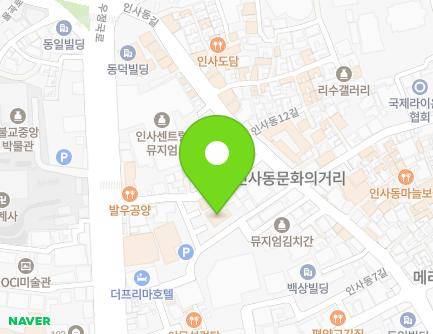 서울특별시 종로구 인사동9길 16 (관훈동, 백악미술관) 지도