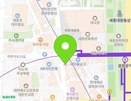 서울특별시 종로구 새문안로5길 12 (당주동) 지도